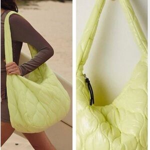 Free People FP Movement Quilted Carryall Bag Contemporary All Purpose Duffle